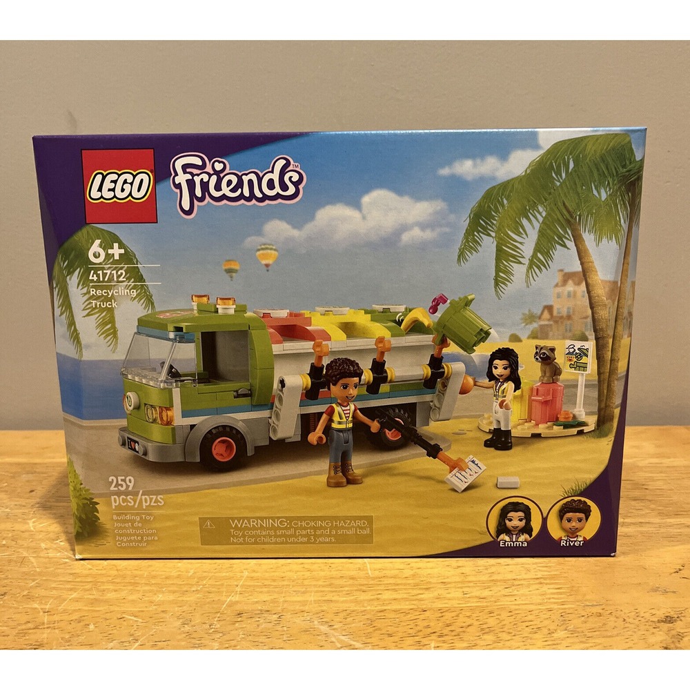 LEGO Friends Recycling Truck 41712 Toy Building Kit 259‎ Pieces Brand New